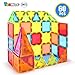 Produktbild Taomics 60PCS Magnetische Bausteine, Starke 3D klare Fliesen Kinder pädagogische Stapeln Spielzeug für Phantasie Inspirativ räumliche Gehirnentwicklung, Magnet Konstruktion Blocks Spielbrett Set