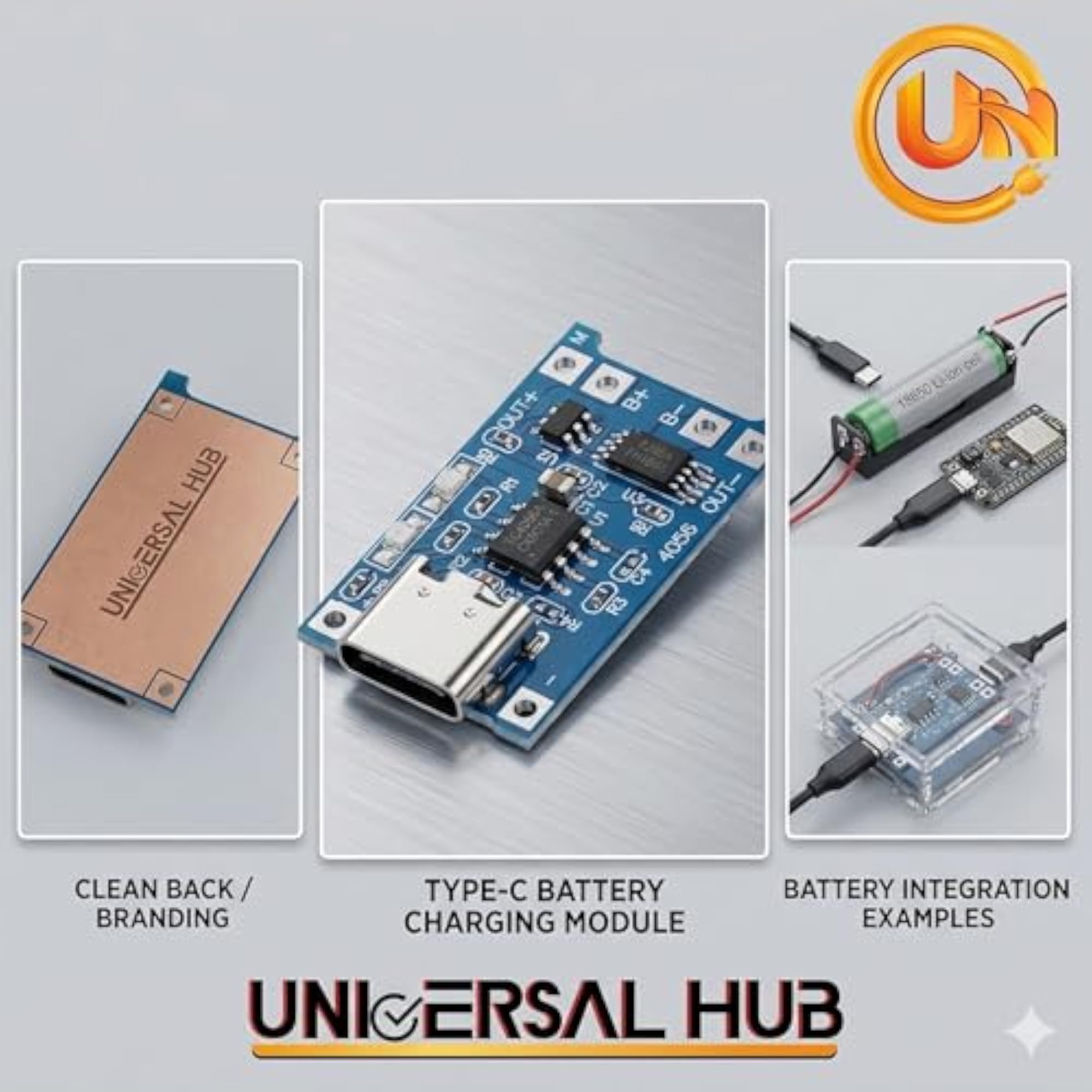 4Pcs TP4056 Charging Module for 18650 Lithium