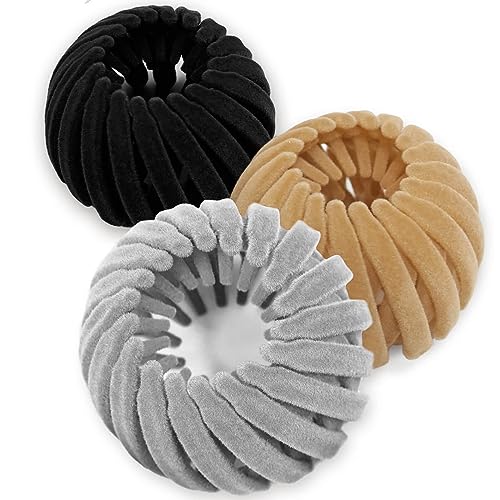 3 Pcs Sizobi Bird Nest Hair Clip, Ponytail Holder, Non-slip Hair Clips, Expandable Hair Bun Accessories for Women and Girls
