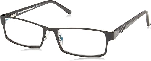 Foster Grant Sawyer Multifocus - Gafas de lectura rectangulares para hombre