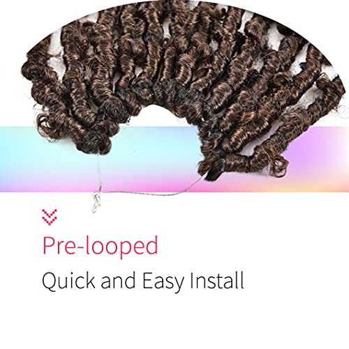 Bohobabe Butterfly Crochet Locs 12 Inch 6 Pack Pre Looped Crochet Butterfly Locs 12 In Short Ombre Distressed Butterfly Locs Crochet Hair (12 Inch, T30) #TOP2