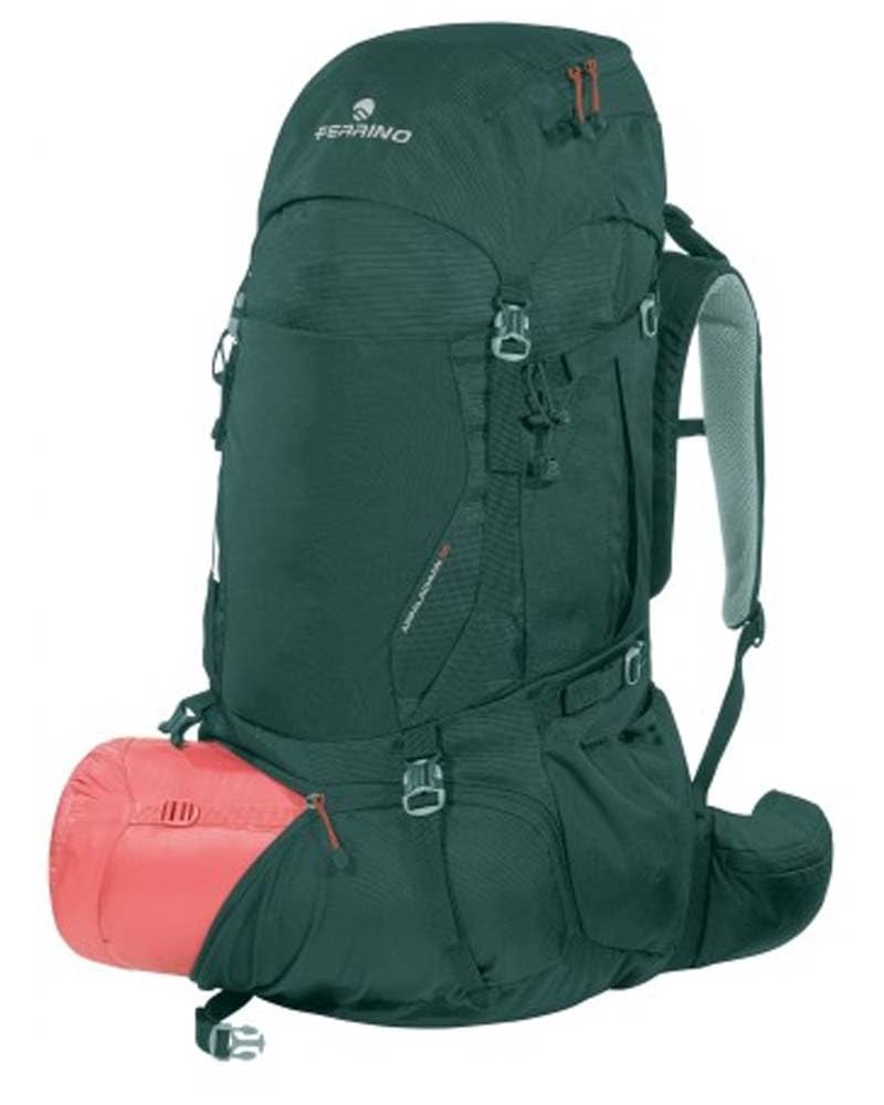 Ferrino Appalachian 55, Zaino trekking 50L/55L, ideale per escursionismo, montagna, scout e viaggio (Nero)