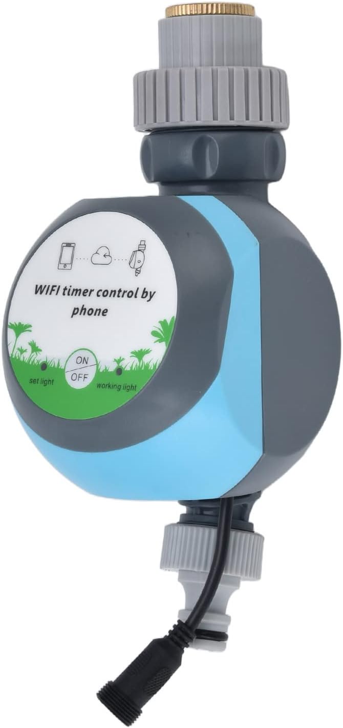 Septpenta Irrigator Timer, Smart Irrigation Systems, Save Water and Time, Mobile Phone Remote Wifi BT Control, Programmable Garden Watering, Watering Timers for Help You Handle Garden Watering