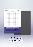 Vista 8 de Amsler - Rejilla ocular con parte trasera magnética, herramienta de detección diaria de visión para pacientes con degeneración macular y glaucoma