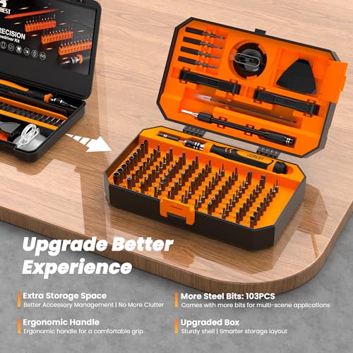 image for JOREST 115 in 1 Small Precision Screwdriver Set, Tool Gifts for Men Da