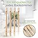 Greenable ® Nano Zahnbürste aus Bambus [4er Set] – 20.000 Extra weiche Borsten – 100% BPA-frei - Bamboo Toothbrush - Vegane & umweltfreundliche Bambus Zahnbürste (Weiß)