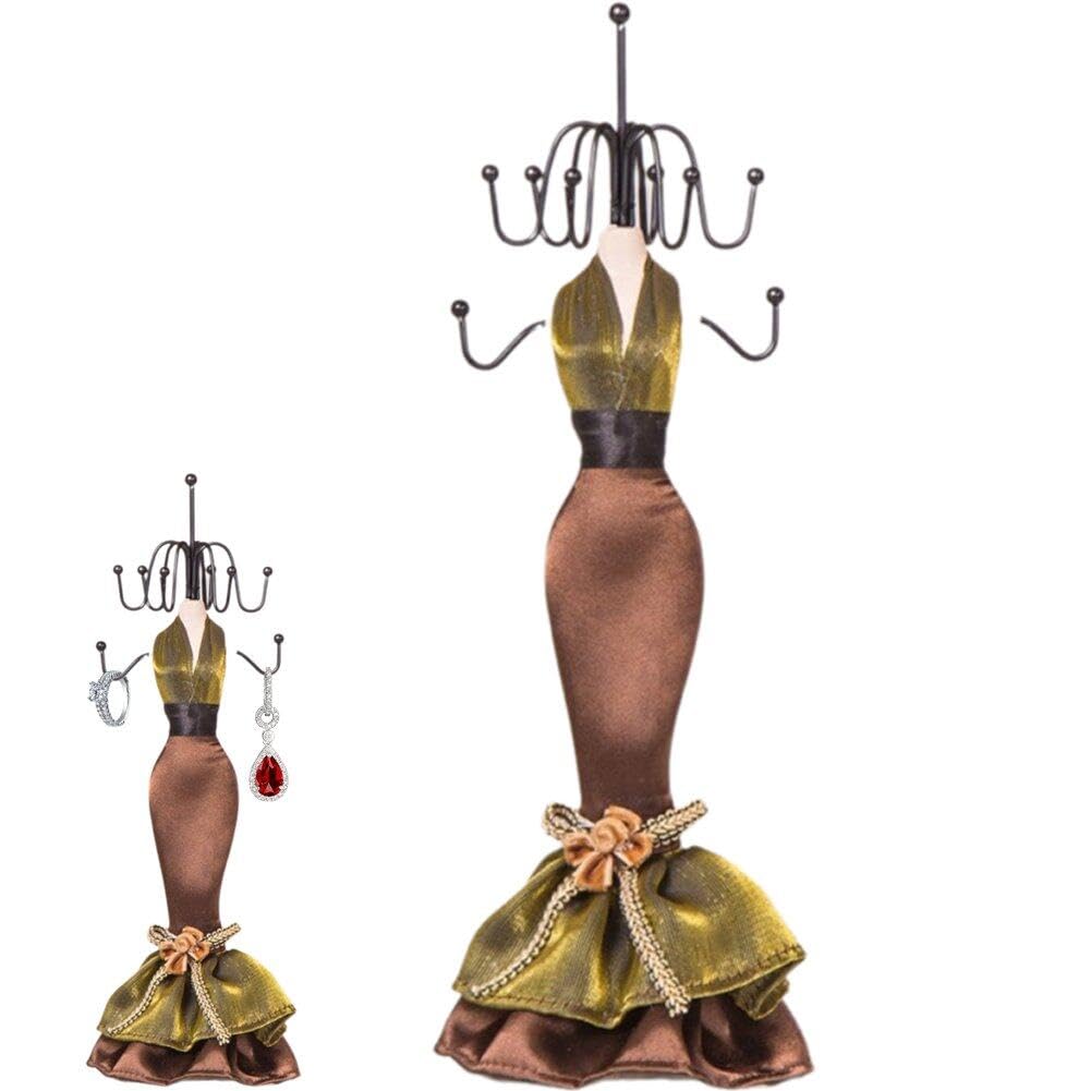 Hrippy Style 1 Jewellery Display Dress Lady Mannequin Jewelry Holder Organizer Rings Display Earrings Stand Hanging Necklace Bracelets Rack