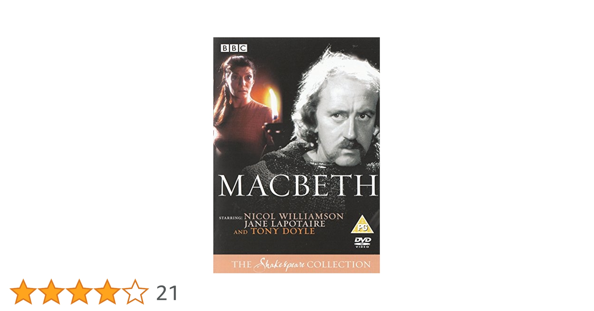 Macbeth (1983) (BBC) (DVD): Amazon.co.uk: Nicol Williamson
