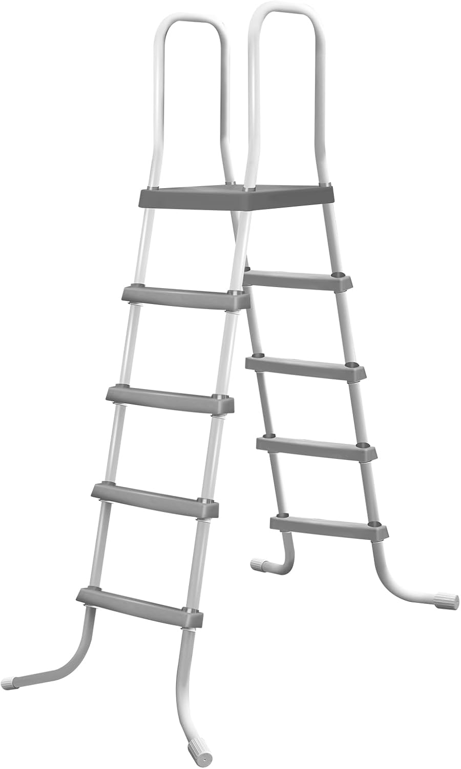Above Ground Pool Ladder, Heavy Duty Luxury Pool Ladder, Corrosion Resistant Metal Frame, Suitable for Pools up to 52 inch deep Above Ground, Easy to Assemble and Climb,Anti Slip 52"