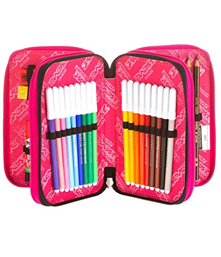 Astuccio Scuola Completo 3 Zip Seven Mandala