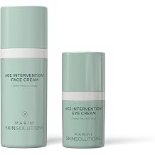Marini SkinSolutions Age Intervention Face Cream 1 oz + Eye Cream 0.5 oz - Anti-Aging Skin Care for Intense Hydration & Barrier Support