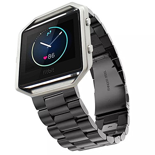 Fitbit banda de reloj, iitee pcaro – Acero inoxidable Correa de Reloj...