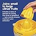Proctor Silex Alex's Lemonade Stand Electric Citrus Juicer Machine and Squeezer, for Lemons, Limes and Oranges, 34 oz, Yellow (66331)