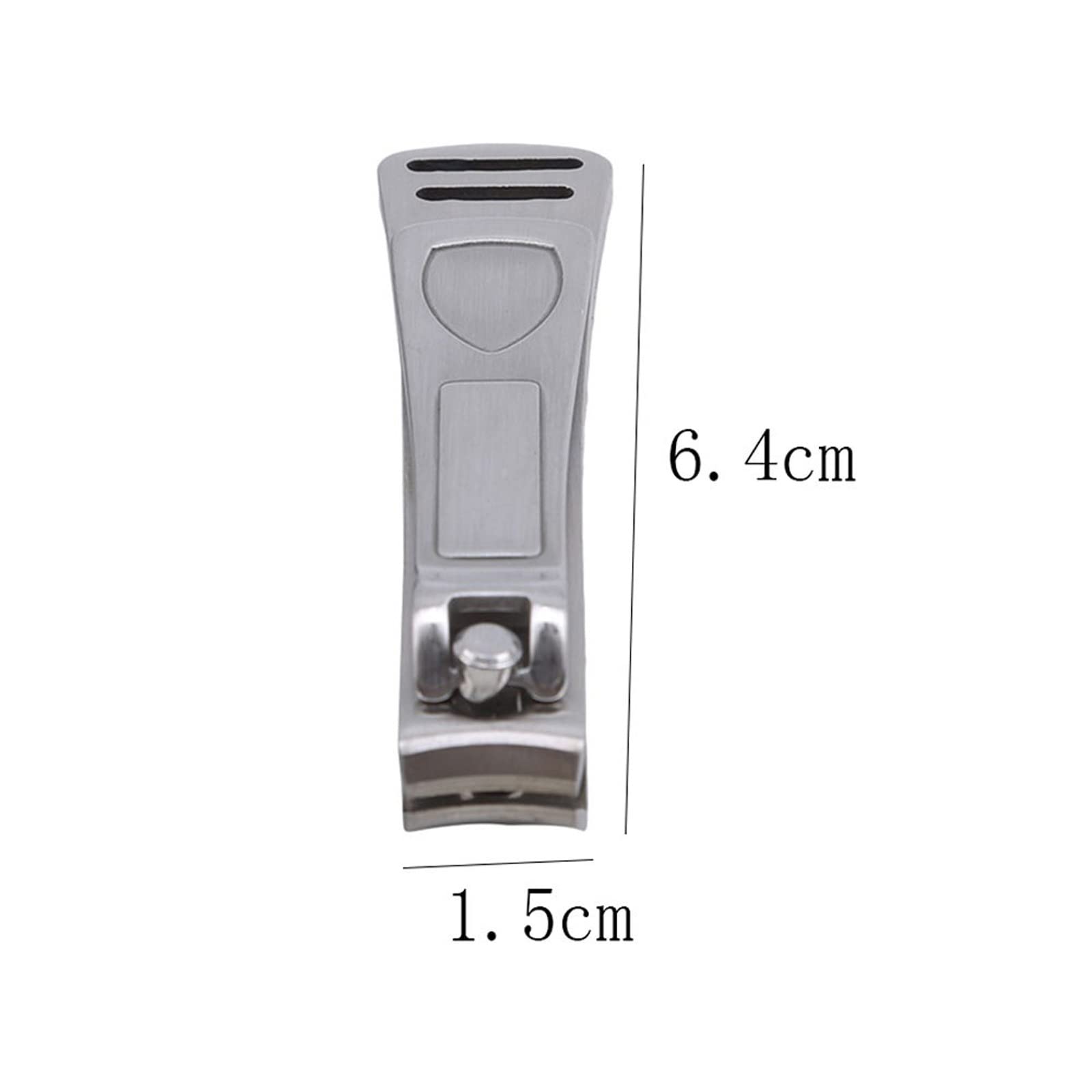 XIANGFAZJD Cortauñas Clippers de uñas de Acero Inoxidable, cortadoras de uñas, Herramientas de uñas, Tijeras de uñas Antideslizantes, Cuchillo de manicura con Archivo (Size : S)