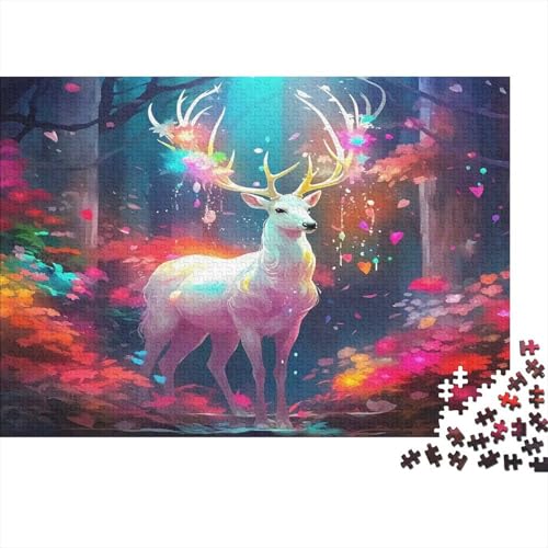 Puzzle de 1000 piezas de ciervo, el regalo de amigo de 70x50 cm ideal para relajarse