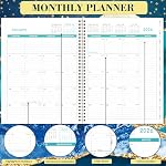 2026 Monthly Planner/Calendar - Monthly Calendar 2026, Jan. 2026 - Dec. 2026, 9" x 11", 12 Months Planner with Tabs & Note Pages, Spiral Binding, Thick Paper, Back Pocket - Image 4