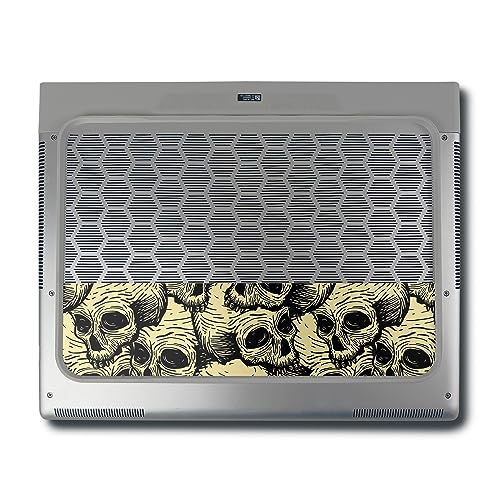 Image of MightySkins Skin Compatible with Alienware X16 R1 (2023) Full Wrap Kit - Inked Skulls | Protective, Durable, and Unique Vinyl Decal wrap Cover | Easy to Apply & Change Styles | Made in The USA