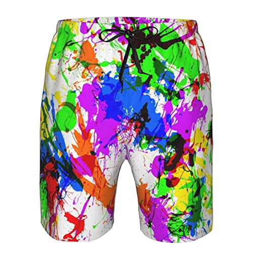 SWEET TANG Men Breathable Shorts with Elastic Waist Big & Tall Half Pants Perfect Short2