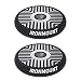 Ironmount Gun Magnet Mount | 35 Lb Rated Double-Sided Magnetism | Adhesive Magnets Rubber Coated Magnetic Gun Mount & Holster | Concealed Holder for Car, Handgun, Pistol, Shotgun, Rifle (2 Pack)