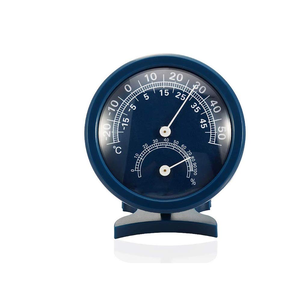 Thermometer,Portable Mini Pointer Temperature Meter Standing Round Dial Gauges Display