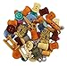 Buttons Galore and More Collection Round Novelty Buttons & Embellishments Based on Variety of Themes– 50 Pcs,4.5 inches