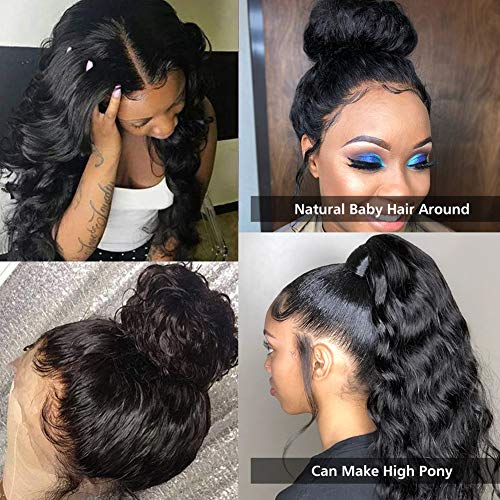 image for TUNEFUL Free Part Lace Front Wigs Human Hair Pre Plucked with Baby Hai