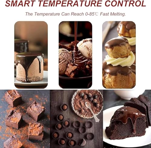 Máquina para fundir chocolate 12 L 500 W acero inoxidable miniatura 2