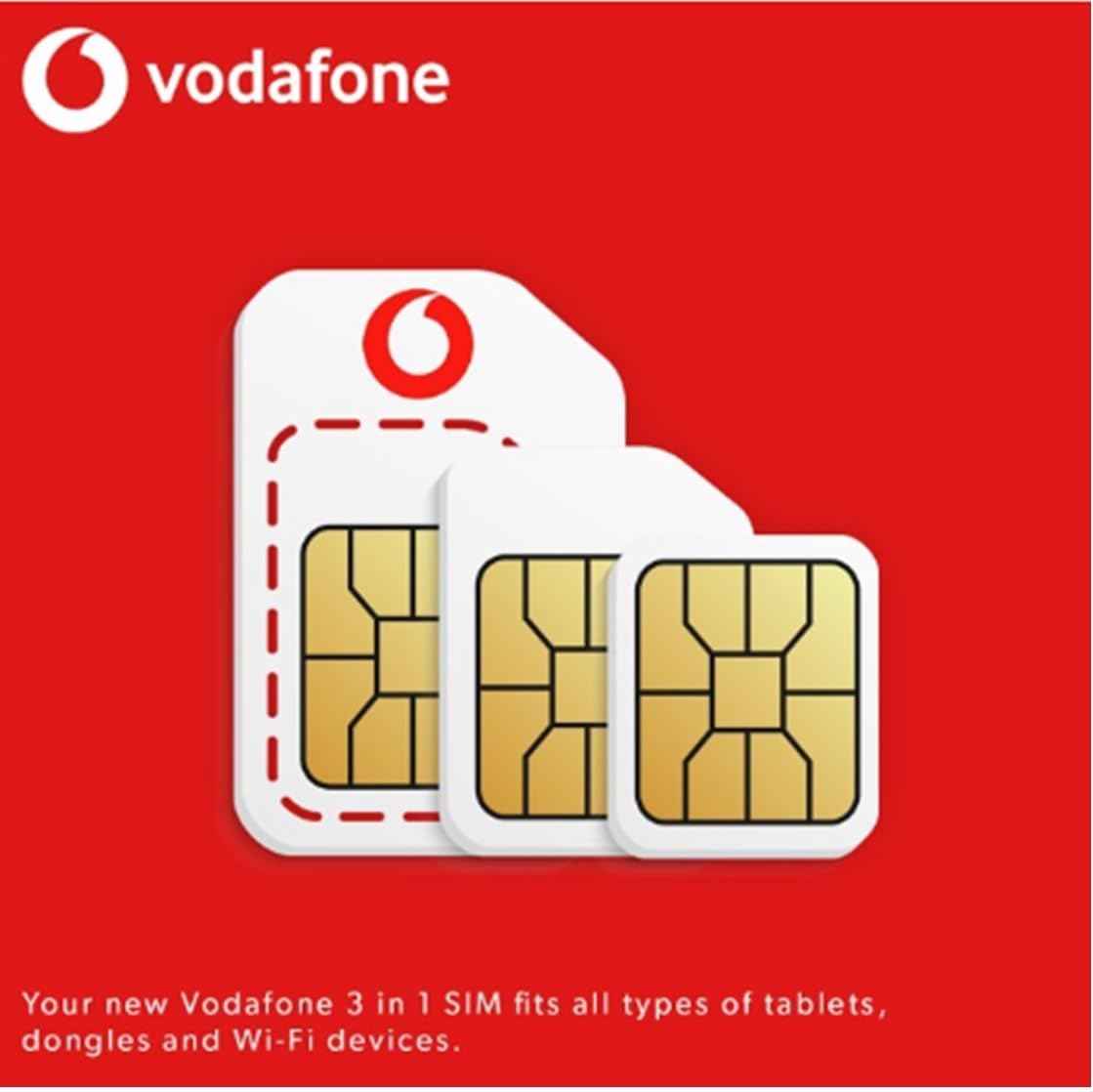 Vodafone UK Pay as You Go SIM card