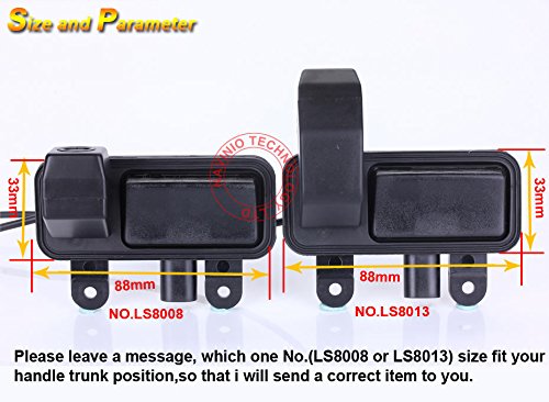 Image of Car Reversing System Parking Assistance -Waterproof Trunk Handle Reversing Camera, for Mercedes Benz E Class W210 W211 W212 C207 W207 E200 E200L E260 E300 E300L E350 E63 Trunk Handle 2010-201