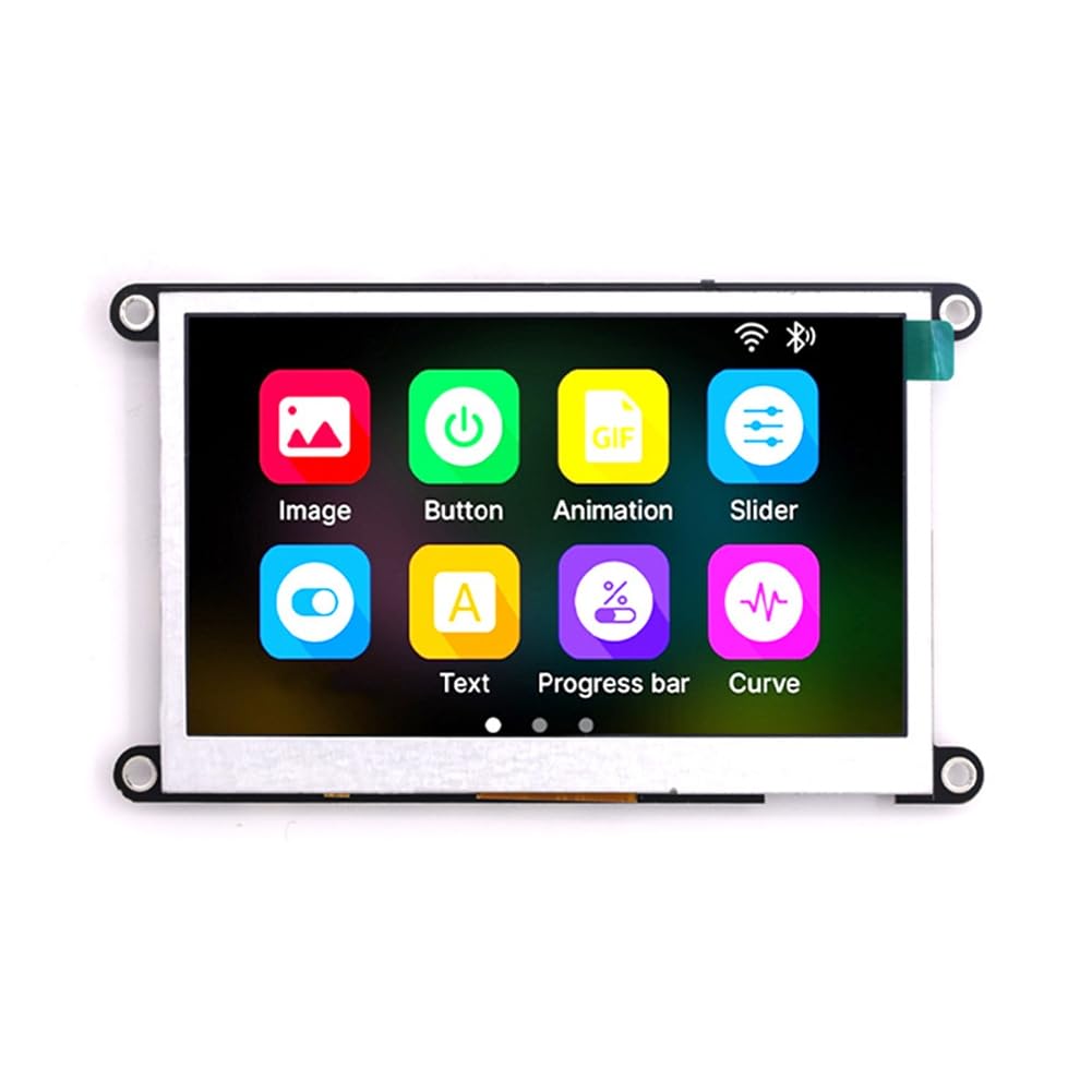 Écran IPS ESP32S3 4,3 pouces LCD avec module de carte de développement 8Mo RAM - 4
