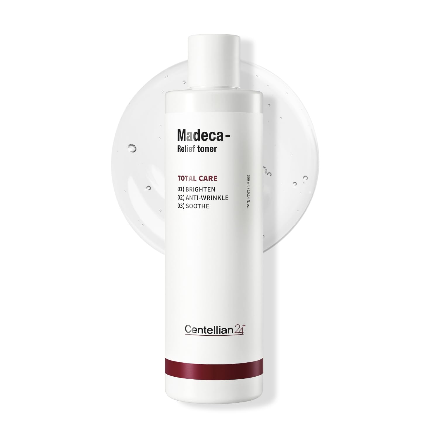 Centellian 24 Relief Toner (10.14 fl oz) Korean Wrinkle Facial Toner for Soothing with TECA, Centella Asiatica, Allantoin, Feverfew & Bergamot Leaf by Dongkook Pharmaceutical