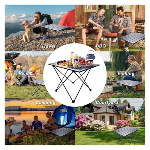 Table de camping pliable compacte pour ne plus manquer de place dehors - 7