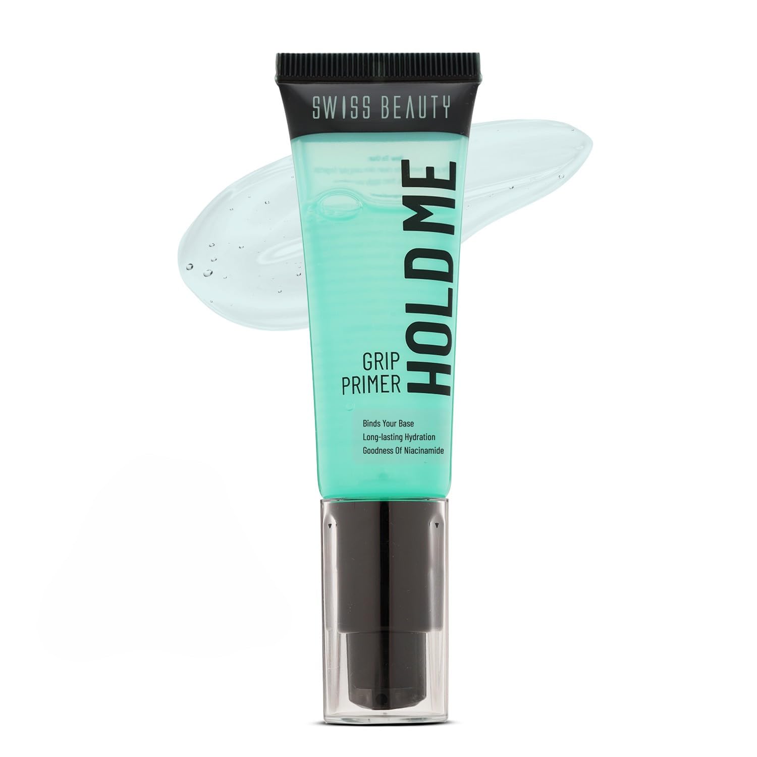 Swiss Beauty Hold Me Grip Primer | Hydrating | Grippy Gel Formula | Sweat-Resistant & Humidity-Proof | Enriched with Niacinamide & Centella | Long-Lasting Base | 24ml-picture-13