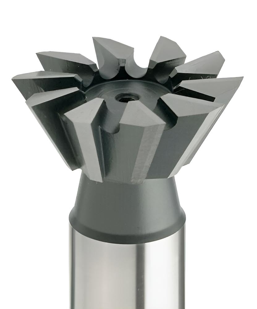 HSSE-Winkelfräser 16 bis 32 mm 45°-80°, DIN 1833, Z=10 / Z=12, TOP & NEU - Typ N, Größe: 16,0 x 6,3 x 60-12 mm - 60°