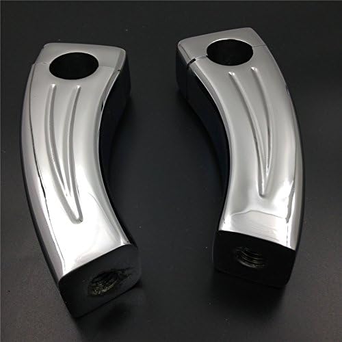 SMT-4.5" Chrome Pullback Handlebar Pullback Risers Compatible With universal bikes (7/8" Bar) [B00RW3R272]
