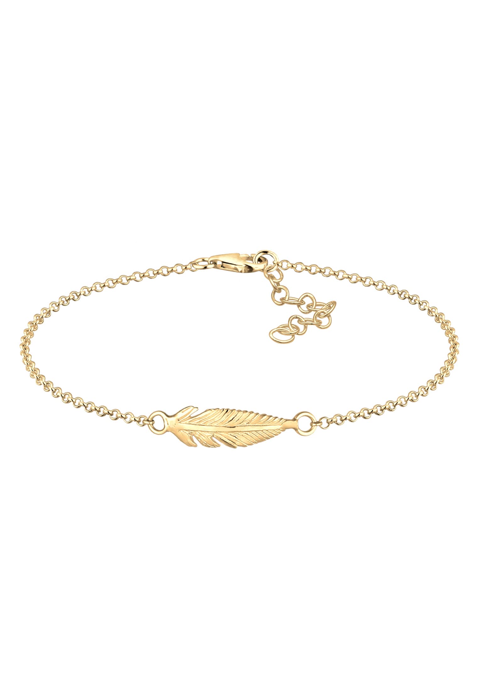 Elli Bracciale Donne Ciondolo piuma Festival Boho di base in argento sterlino 925