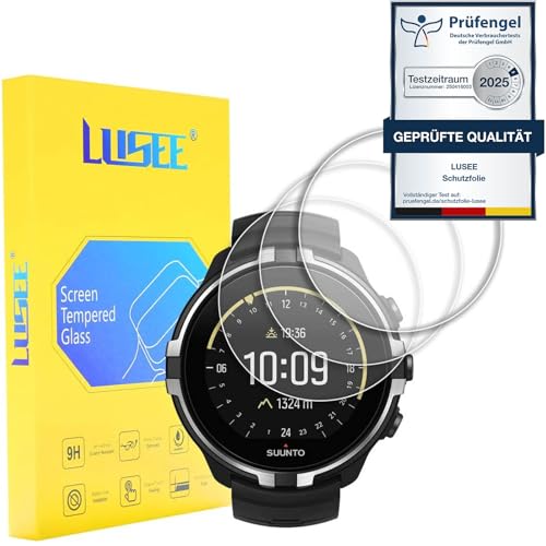 ✿【Compatibile con Diverse Custodie】 --- A causa del bordo curvo del Suunto Spartan Sport WHR Baro, la pellicola protettiva è stata progettata per essere più piccola dello schermo reale per evitare bolle d’aria e sfaldature sui bordi, il che significa che è compatibile con la maggior parte delle custodie protettive.