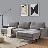 Schlaffunktion: Die Schlafcouch im modernen Design lässt sich schnell zum gemütlichen Schlafsofa umbauen. Ideal für gemütlich TV Abende auf der Couch oder als Schlafmöglichkeit für Gäste.