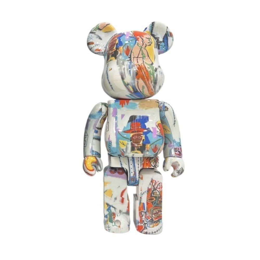 HQDFCNM Bearbrick, 400% 28CM Violent Bear Home Tabletop Decoration Sculpture Display Case Collector's Item