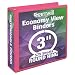 Samsill Fashion Color 3 Ring View Binder, Customizable Clear View Cover, 3 Inch Round Rings Holds 575 Sheets, Berry Pink