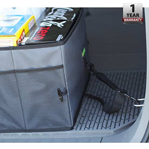 Drive Auto Products Car Trunk Storage Organizer with Straps, 2-Pack