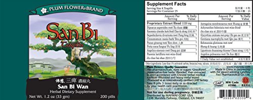 San Bi Tang Teapills (San Bi Wan), 200 ct, Plum