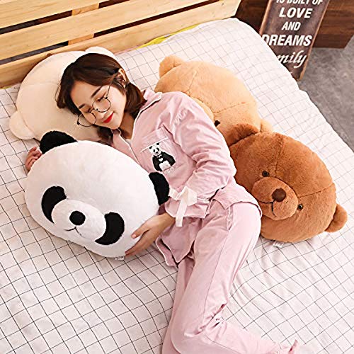 Image of LOVEY DOVEY Super Soft Toys Long Soft Lovable hugable Cute Giant Life Size Teddy Bear (Head Pillow, Panda)
