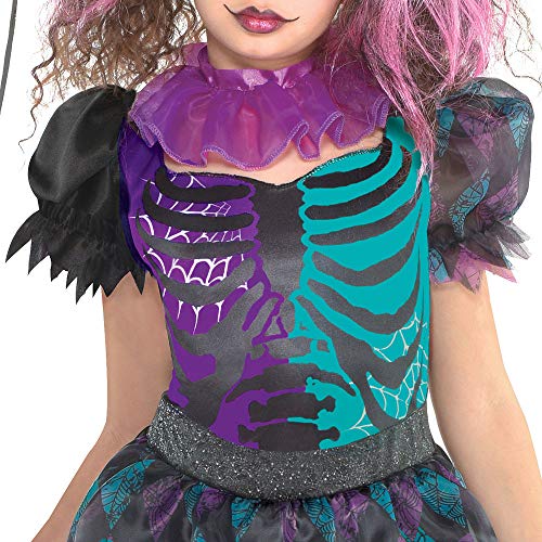 Disfraz Haunted Harlequin para Niñas, Talla Large, Multicolor miniatura 3