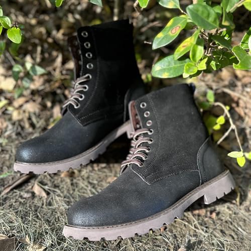 Image of COSIDRAM Men's Casual Oxford Boots Classic Suede Chukka Boot Comfort Business Dress Shoes Lace Boots