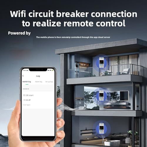 Disjoncteur WiFi réglable 0,01-63A avec compteur d'énergie - 2
