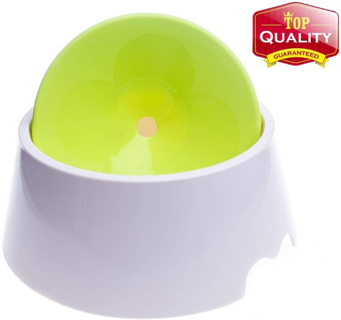 YYVIGO Pet Supplies Slow-Down Pet Water Bowl Anti-Overflow Bowl for Dogs/Cats (Large)