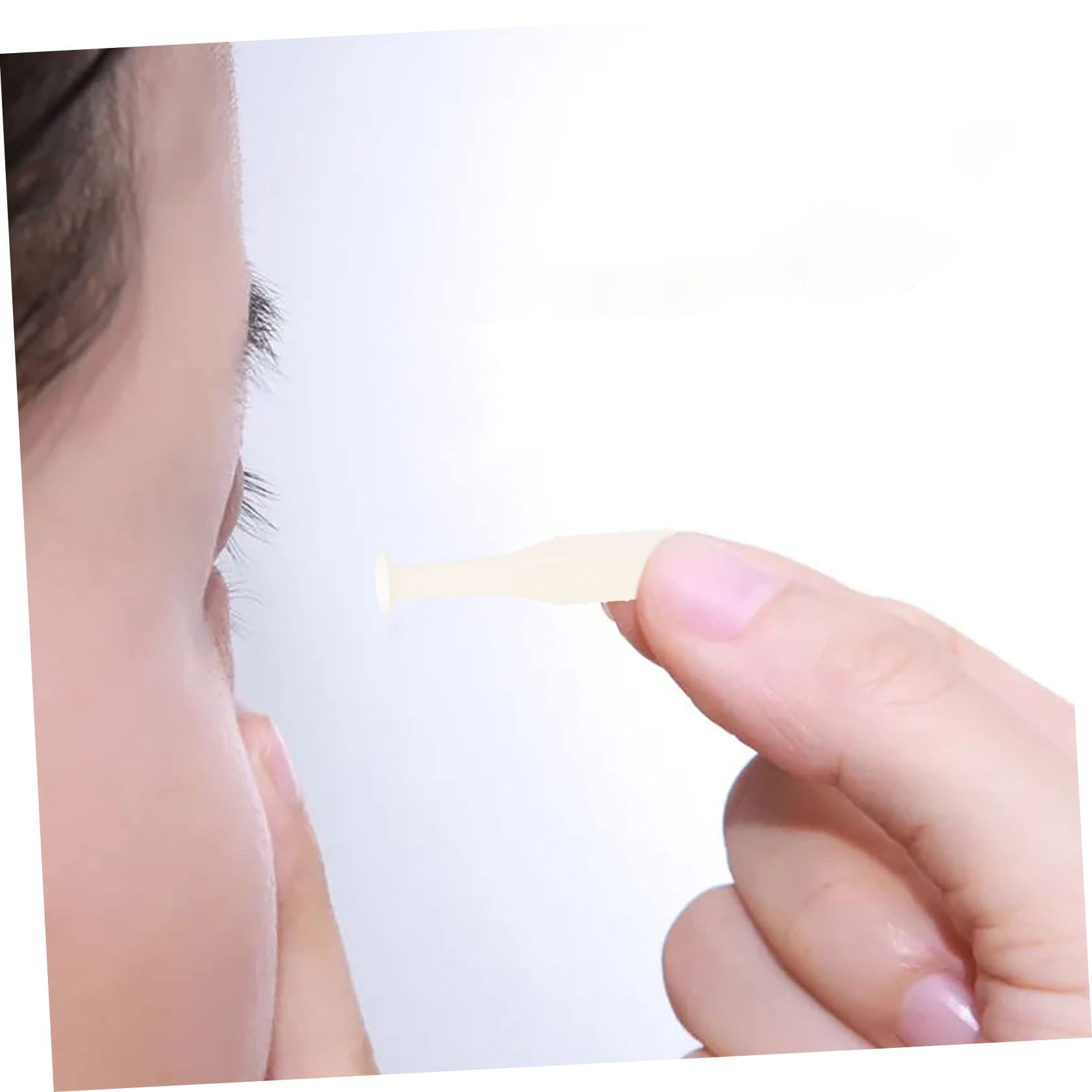 Healeved 50piezas Aplicadores De Lentes De Contacto De Silicona Removedores Portátiles Para Lentes Esclerales Ventosas Antideslizantes Para Uso Diario y Viajes