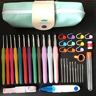 かぎ針道具セット 豪華37セット 初心者 編み物 手芸 カラフル