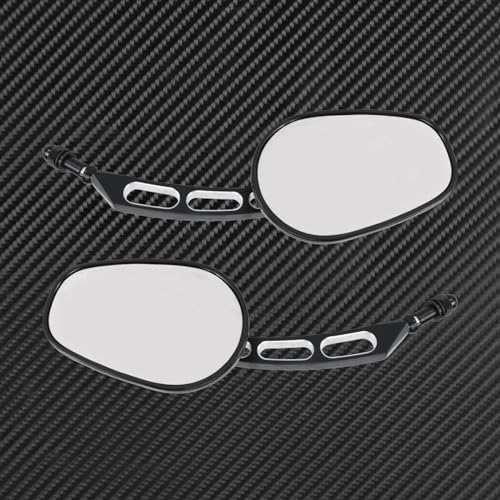 Espejos retrovisores universales de 8mm con acabado premium para Harley Fat Bob FXDF